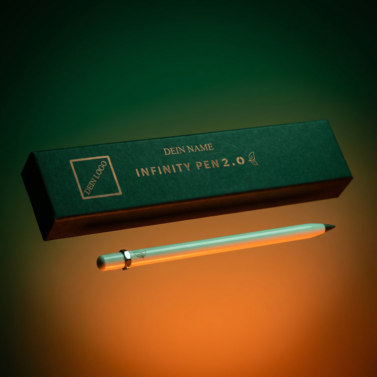 MY-Infinity Pen mit personalisierter Geschenkbox, Gravur mit Name und Logo